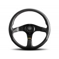 MOMO Tuner Steering Wheel, 350mm Leather, Red Stitch